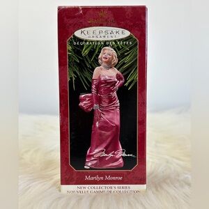 Hallmark Keepsake Ornament Marilyn Monroe in Pink Dress